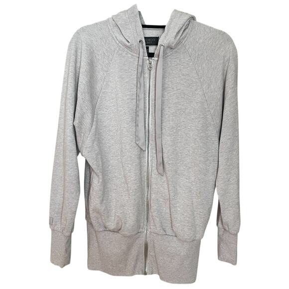 Victoria’s Secret Womens Small Full-Zip Oversized Hoodie Raglan Long Sleeve - Picture 2 of 8